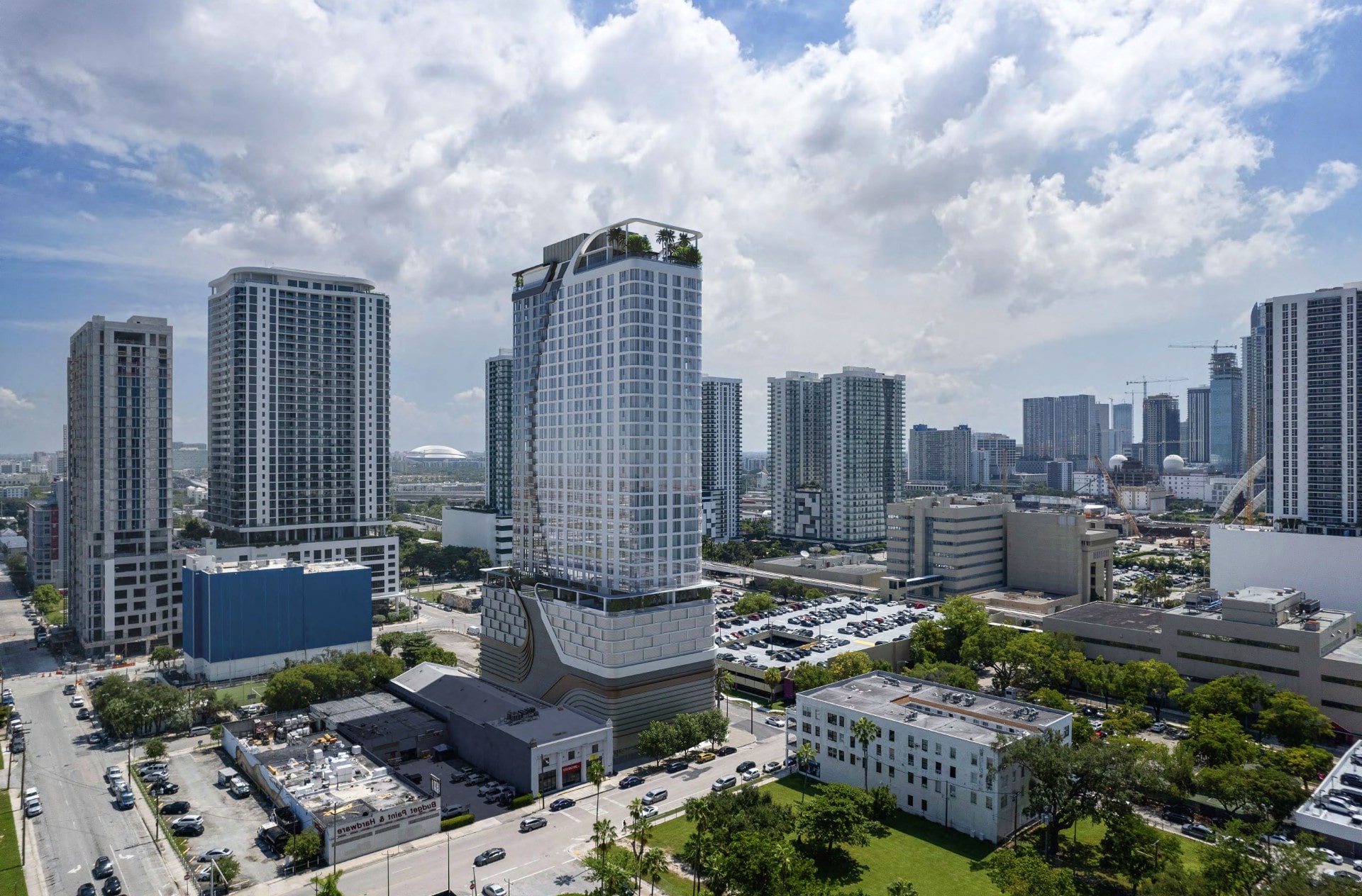 1600 Edgewater: 33-Story Miami Tower Wins UDRB Approval, Construction Underway