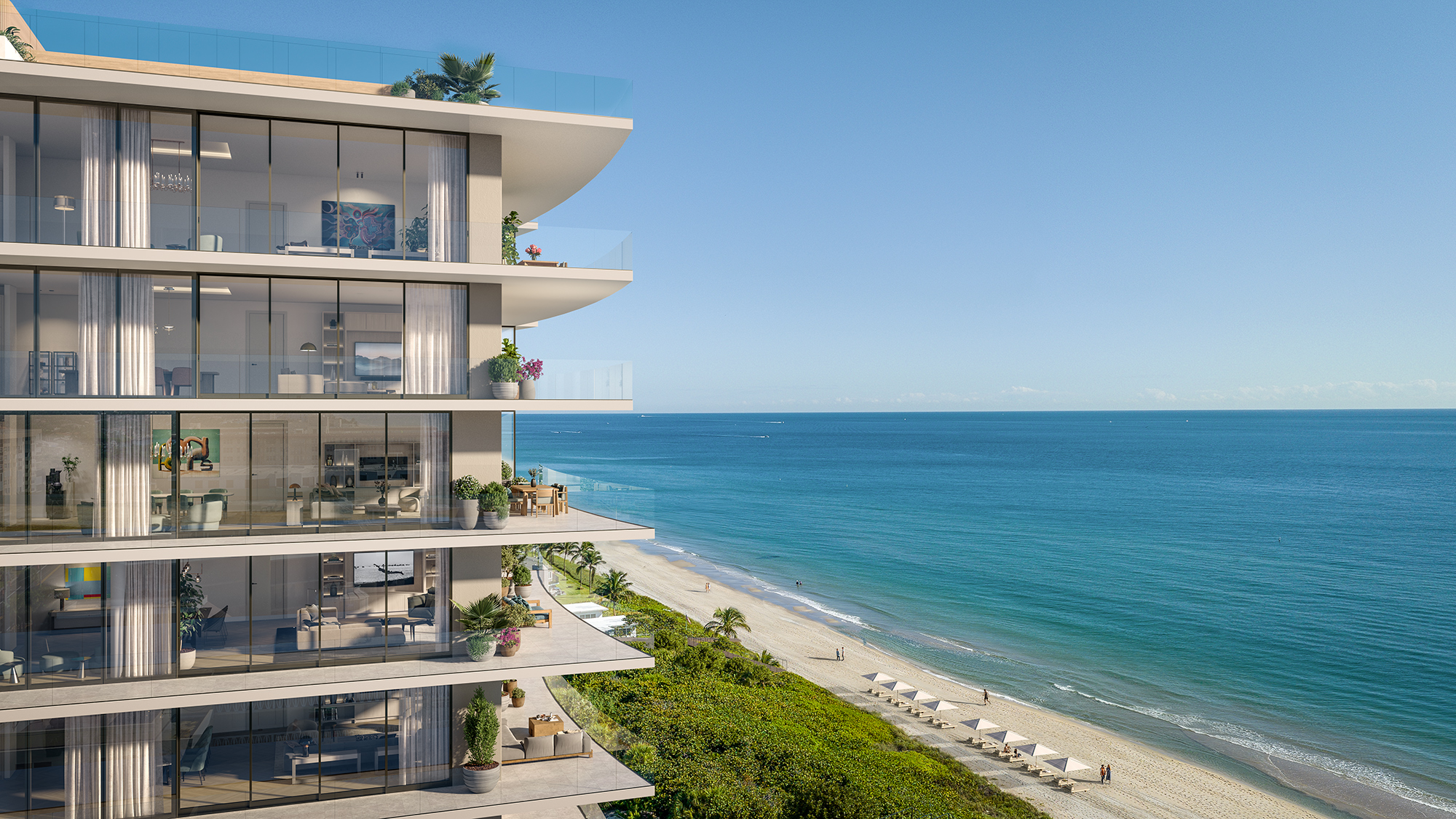 Rosewood Residences Hillsboro Beach Tops Out, On Track for 2027 Completion